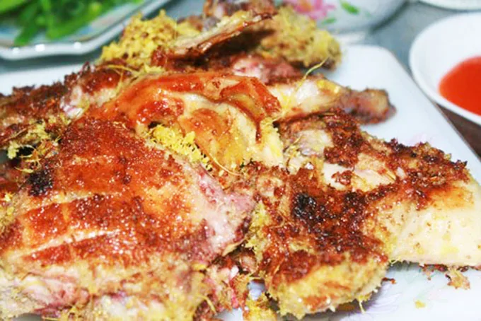 Vịt nướng giả cầy - Sốt riềng mẻ - 100 món ăn Việt